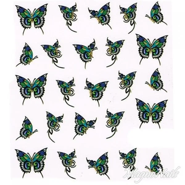 2D Nail Art One Stoke Sticker