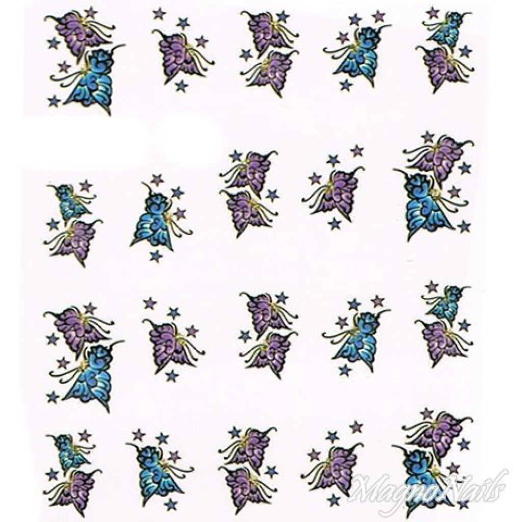 2D Nail Art One Stoke Sticker