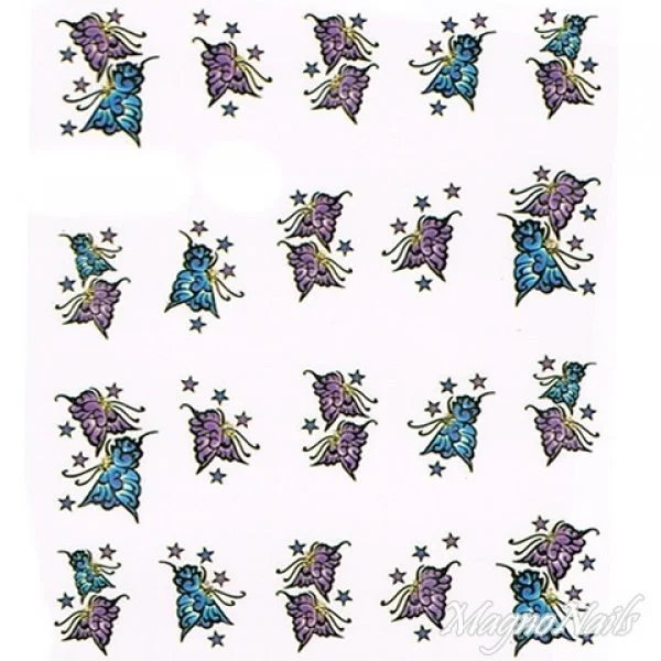 2D Nail Art One Stoke Sticker