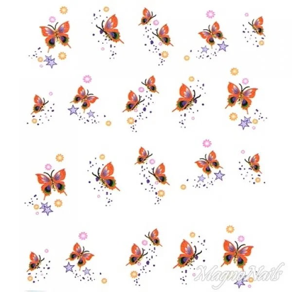 2D Nail Art One Stoke Sticker