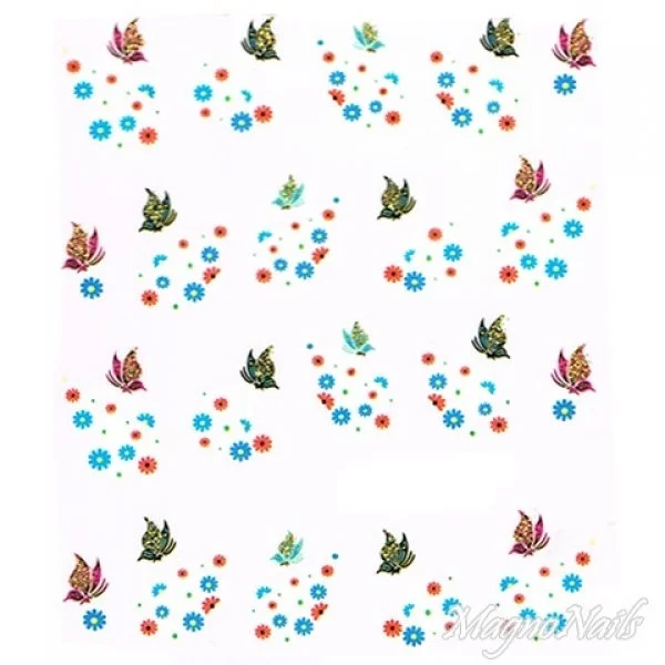 2D Nail Art One Stoke Sticker