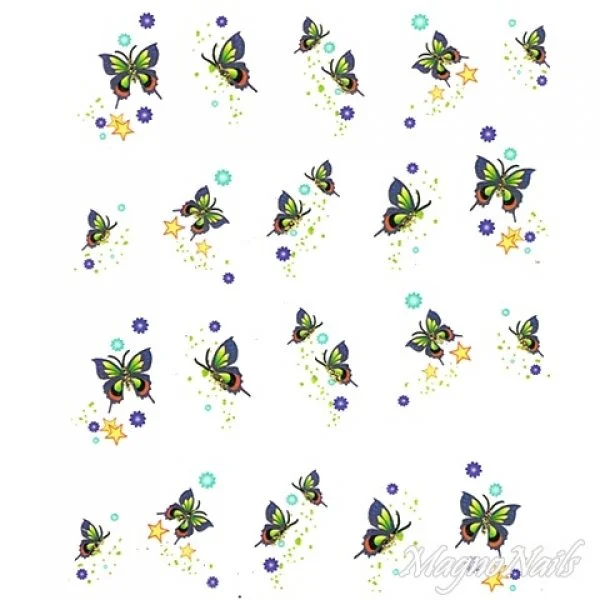 2D Nail Art One Stoke Sticker