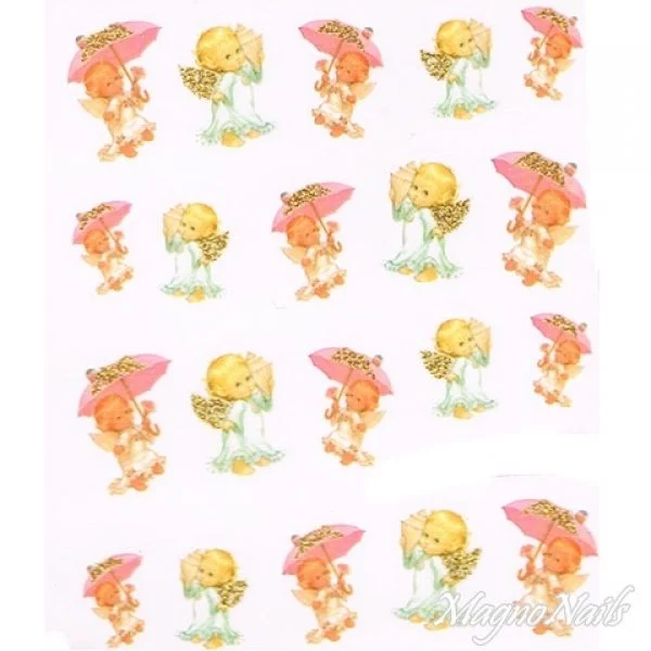 2D Nail Art One Stoke Sticker