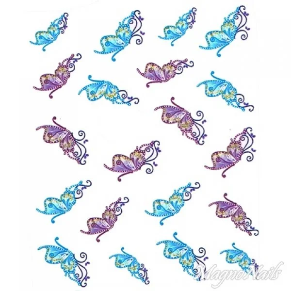 2D Nail Art One Stoke Sticker