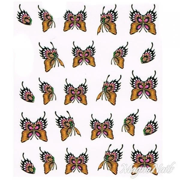 2D Nail Art One Stoke Sticker