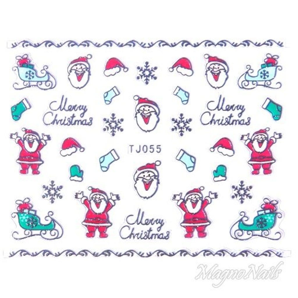 2D Nail Art Sticker