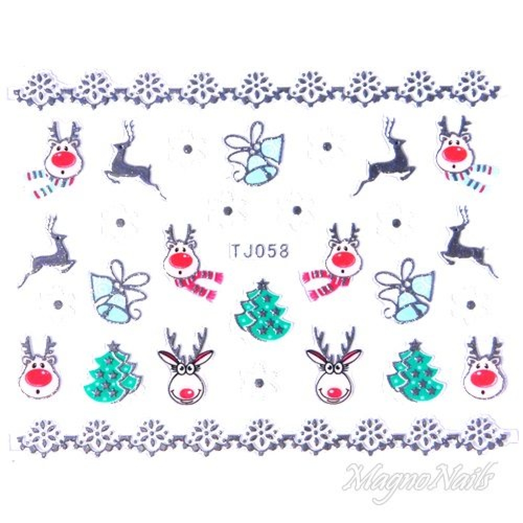 2D Nail Art Sticker
