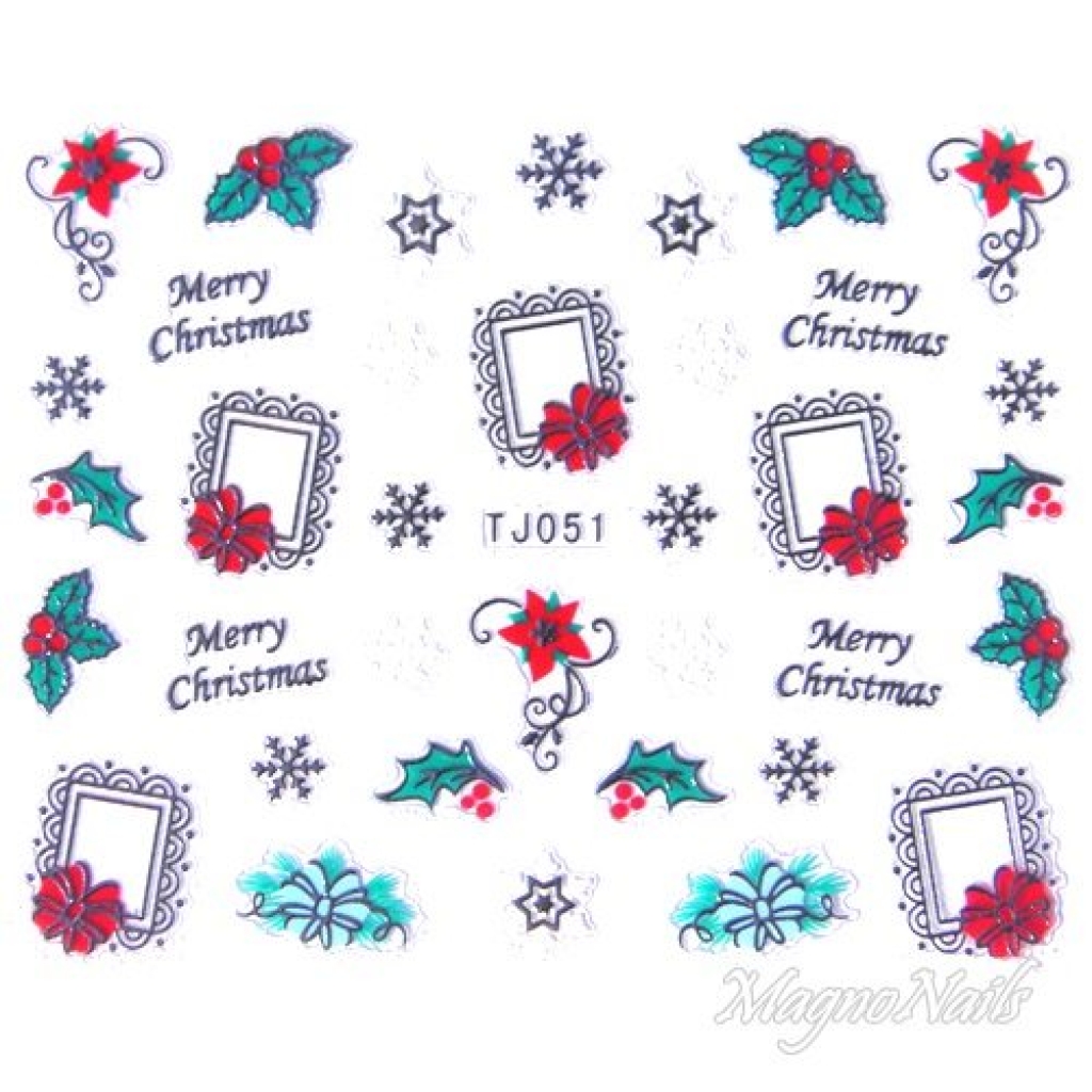 2D Nail Art Sticker