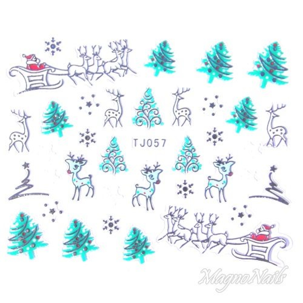 2D Nail Art Sticker