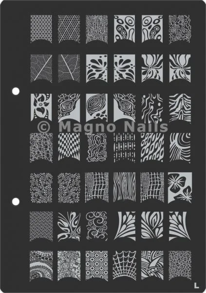 XL Stamping Schablone L extra große Schablone tief ausgestanzt Qualität