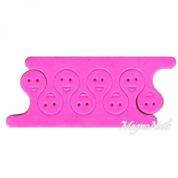 2 x Zehenspreizer pink rund Nagelstudio Zubehör Fusspflege Fußpflege