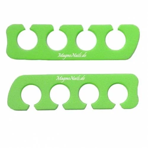 2 x Zehenspreizer grün Nagelstudio Zubehör Fusspflege Fußpflege