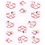 2D Nail Art One Stoke Sticker