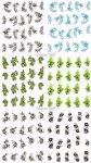 2D Nail Art Sticker
