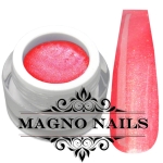 UV Gel - Neon Peach Orange Gold - Glitter Gel - California