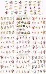 XL Nail Art One Stroke Sticker Set