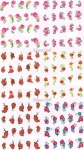 2D Nail Art Sticker