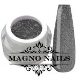 UV Gel - 171 - Chrome Glitter Glam Gel - Warm Grey
