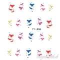 2D Nail Art One Stoke Sticker