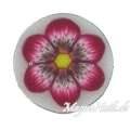 Einlegemotive - Nail Art Fimo Stange - Blume weinrot