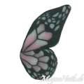 Einlegemotive - Nail Art Fimo Stange - halber Schmetterling rosa
