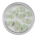 3D Einlegemotive - Nail Art Keramik Rosen hellgrün 6mm