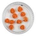 3D Einlegemotive - Nail Art Keramik Rosen pfirsich 6mm