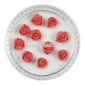 3D Einlegemotive - Nail Art Keramik Rosen rot 6mm