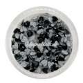 3D Einlegemotive - Shapes - Herzen schwarz 5 mm