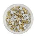 3D Einlegemotive - Shapes - Sterne gold 5 mm