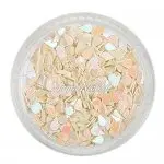 Glitter Shapes - Einlegemotive - Tropfen natur