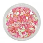 Glitter Shapes - Einlegemotive - Tropfen pink