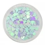 Glitter Shapes - Einlegemotive - Herzen flieder