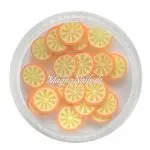 Einlegemotive - Fimo Früchte - Orange