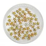 Strasssteine - Stern gelb