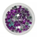 Strasssteine - Quadrat lila