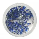 Strasssteine - Tropfen dunkelblau