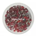 Strasssteine - Tropfen rot
