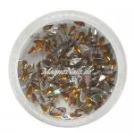 Strasssteine - Tropfen braun