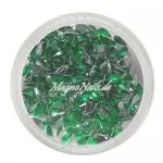 Strasssteine - Tropfen dunkelgrün