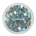Strasssteine - Dreieck hellblau