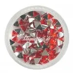 Strasssteine - Dreieck rot