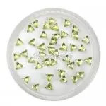 Strasssteine - Dreieck apfelgrün