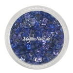 Glitter Shapes - Einlegemotive - Quadrat lila metallic Nail Art Nails Nagel Nögel Nailart Einleger