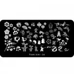 Nail Art Stamping Schablone TIAN XIN-24