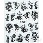 Water Transfer Sticker schwarz