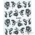 Water Transfer Sticker schwarz