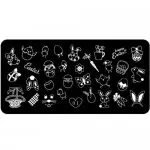 Nail Art Stamping Schablone - Easter