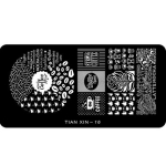 Stamping Schablone A01