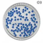 Ministrasssteine - rund dunkelblau